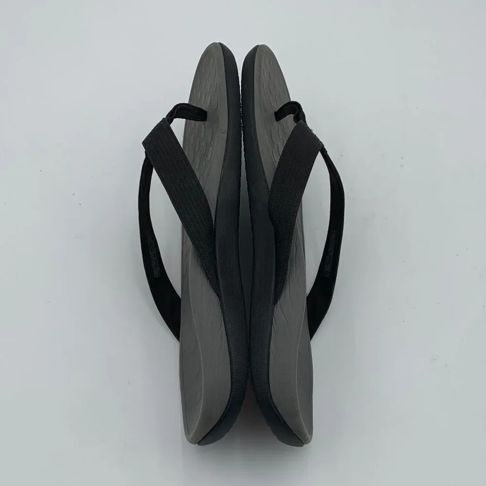 Vionic Tide Toe Post Sandals Black Men’s Orthotic Flip Flops